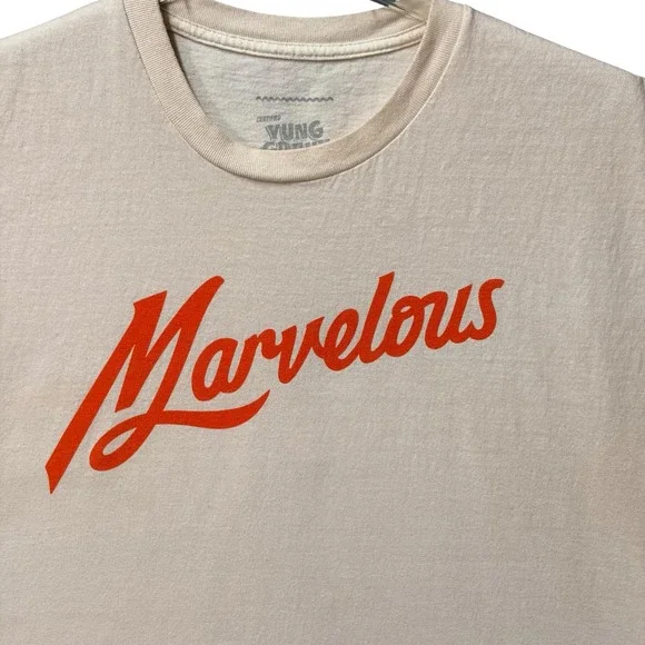 Yung Gravy Marvelous Tour T-Shirt Mens Cream Muscle Tee Pin Up Graphic 2XL - Picture 3 of 12